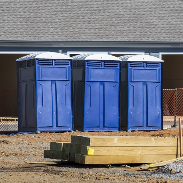 how do you dispose of waste after the portable restrooms have been emptied in Lockhart